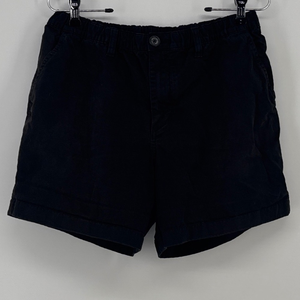 Chubbies Originals Mens Medium Shorts Black 5.5 Inseam Stretch Elastic Waist